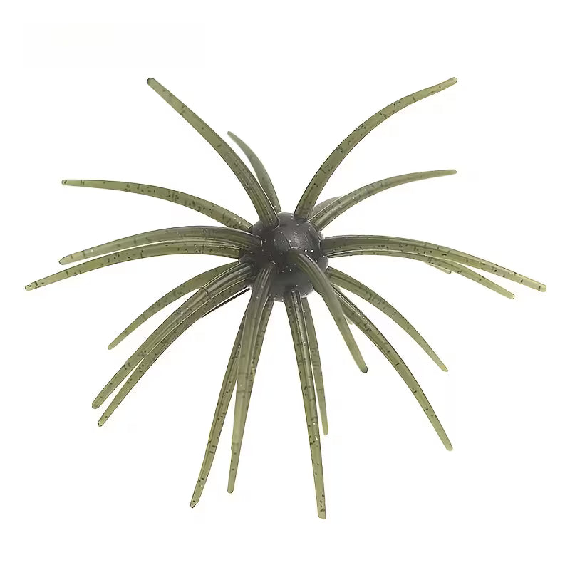 7 pieces/box Floating lure, bionic sea urchin ball soft bait