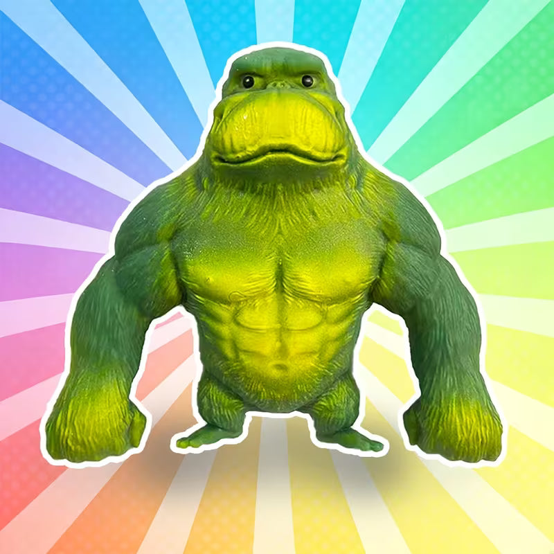 🦍 Stretchy Gorilla Fidget Toy – Soft Squeeze Stress Relief Fun