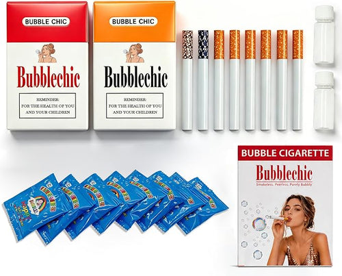 Cigarette-Shaped Bubble-Blowing Toy (Pack of 2) — Realistic Cigarette Appearance