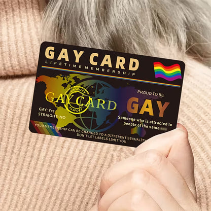🌈 Pride Rainbow Heart Card – A Fun & Meaningful Gift