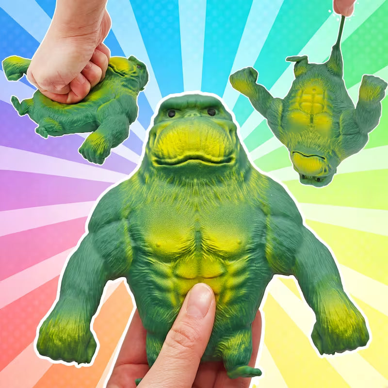 🦍 Stretchy Gorilla Fidget Toy – Soft Squeeze Stress Relief Fun