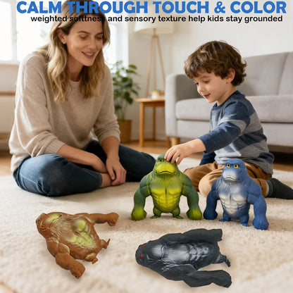 🦍 Stretchy Gorilla Fidget Toy – Soft Squeeze Stress Relief Fun