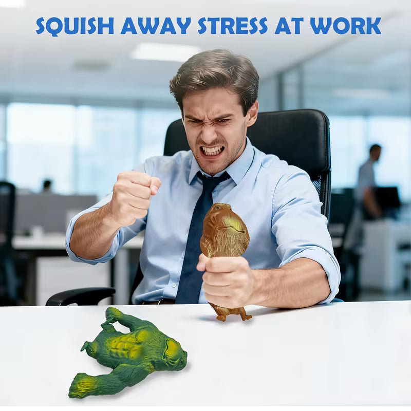 🦍 Stretchy Gorilla Fidget Toy – Soft Squeeze Stress Relief Fun